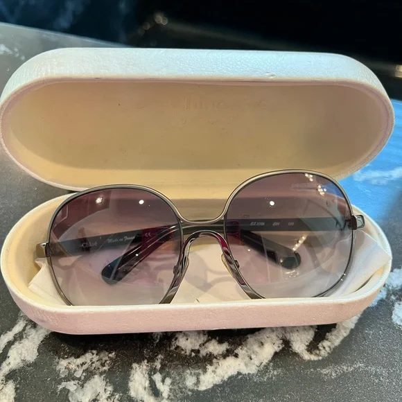 Chloe | Accessories | Chloe Sunglasses Cl26 Dk Grey | Poshmark display picture 1